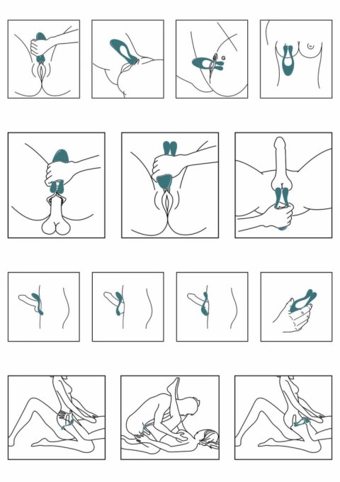 TOYJOY Icon 2 Superb Couples Massage - masażer dla par, 3 silniki, pilot