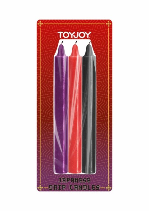 TOYJOY Japanese Drip Candles - zestaw świec do gry z temperaturą, 3 szt.