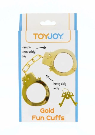 TOYJOY Metal Handcuffs - stalowe kajdanki regulowane, srebrne