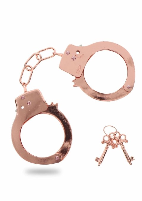 TOYJOY Metal Handcuffs - stalowe kajdanki z regulacją, srebrne
