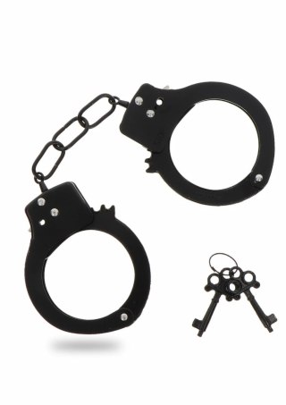 TOYJOY Metal Handcuffs - wytrzymałe kajdanki regulowane, srebrne
