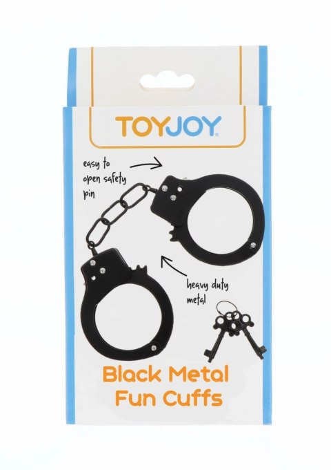 TOYJOY Metal Handcuffs - wytrzymałe kajdanki regulowane, srebrne