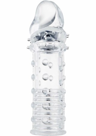 TOYJOY Power Stud Sleeve transparentny rękaw intymny z wypustkami TPE