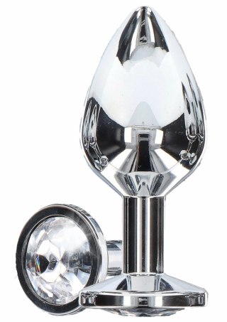TOYJOY Starlight Booty Jewel Large aluminiowy z kryształem 8,5 cm