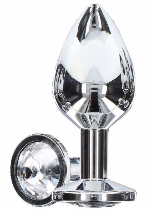 TOYJOY Starlight Booty Jewel Large aluminiowy z kryształem 8,5 cm