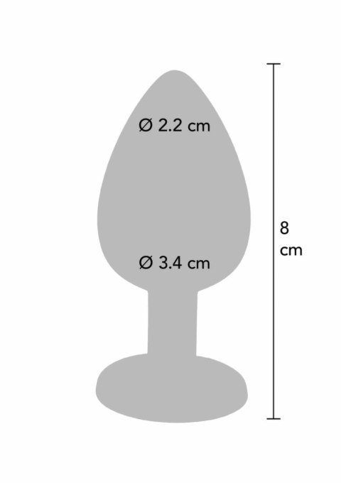 TOYJOY Starlight Booty Jewel Medium aluminiowy z ozdobnym kryształem