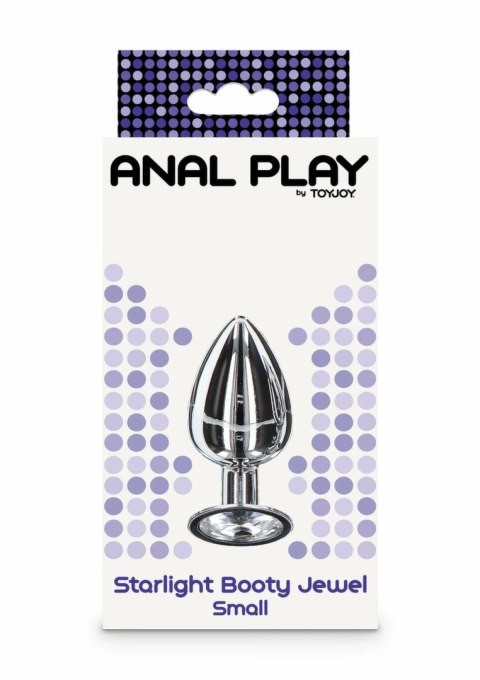 TOYJOY Starlight Booty Jewel Small aluminiowy z ozdobnym kryształem