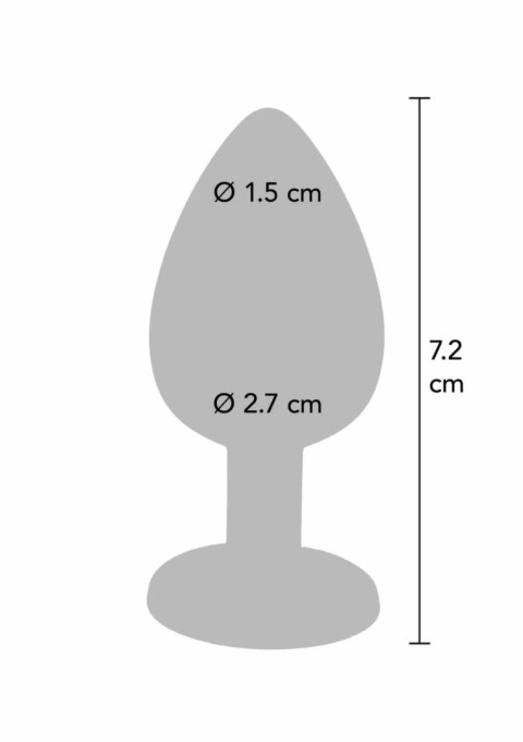 TOYJOY Starlight Booty Jewel Small aluminiowy z ozdobnym kryształem