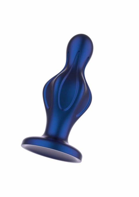 TOYJOY The Batter metaliczny niebieski korek analny silikonowy