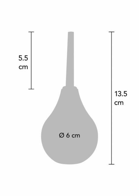 TOYJOY The Cleaner Anal Douche 75 ml - system higieniczny, ergonomiczny