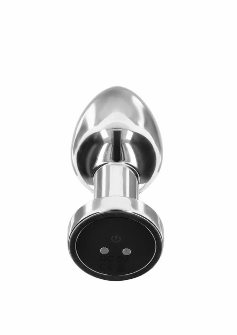TOYJOY The Glider Vibrating Plug Medium stalowy, 7 trybow, USB