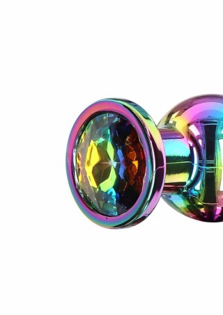 TOYJOY Twilight Bum Bijou Large aluminiowy z kryształem rainbow