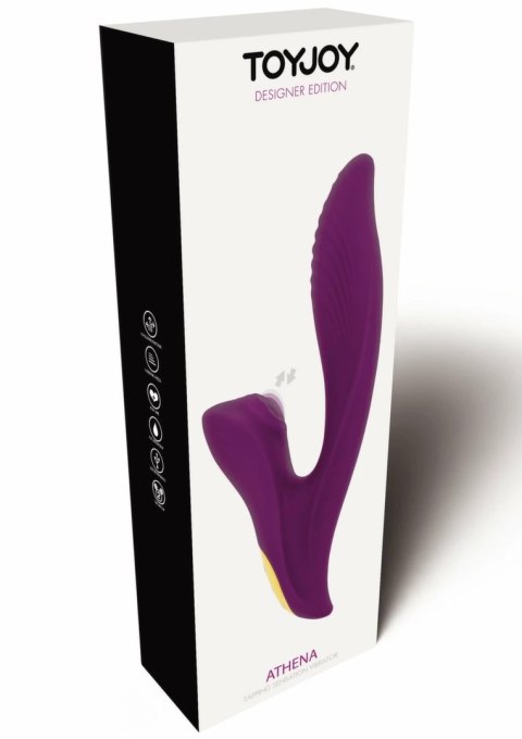 ToyJoy Athena Tapping Sensation Vibrator silikonowy, wodoodporny, 10 trybow