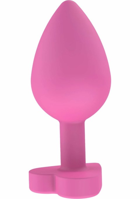 ToyJoy Booty Sweethearts Let's F*ck silikonowy korek z sercem 7,5 cm