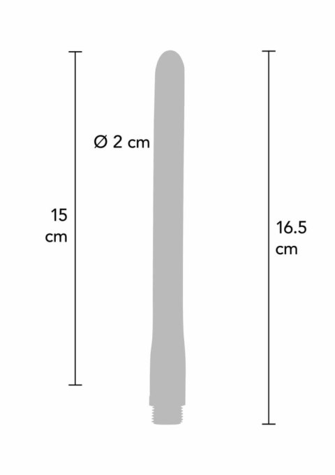 ToyJoy Buttocks The Drizzle prysznicowy system higieniczny silikonowy 15 cm