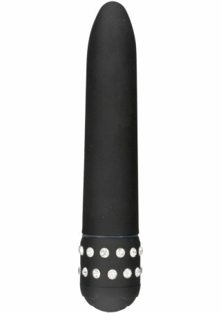 ToyJoy Diamond Superbe Vibrator klasyczny model z kryształkami, srebrny