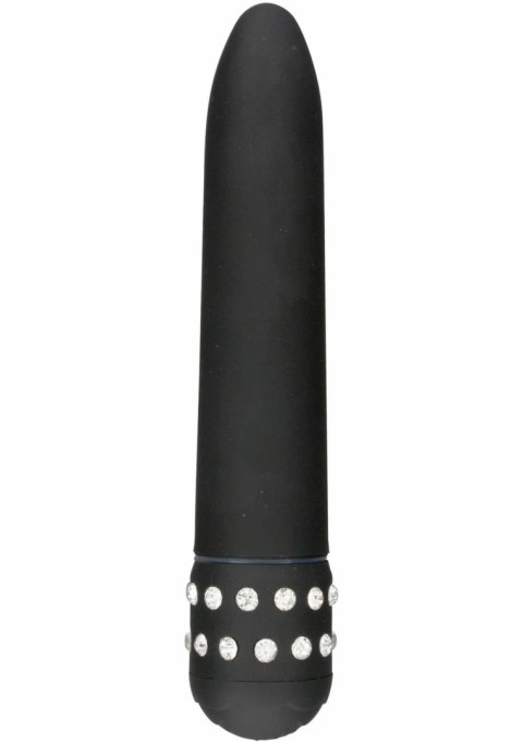 ToyJoy Diamond Superbe Vibrator klasyczny model z kryształkami, srebrny
