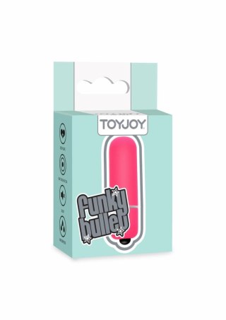 ToyJoy Funky Bullet mini masażer wibrujący, kompaktowy, srebrny