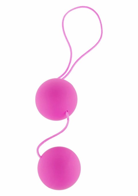 ToyJoy Funky Love Balls kulki intymne silikonowe rożowe 3,5 cm 8713221328281