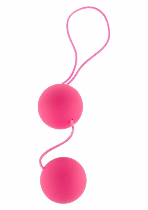 ToyJoy Funky Love Balls kulki intymne silikonowe rożowe 3,5 cm