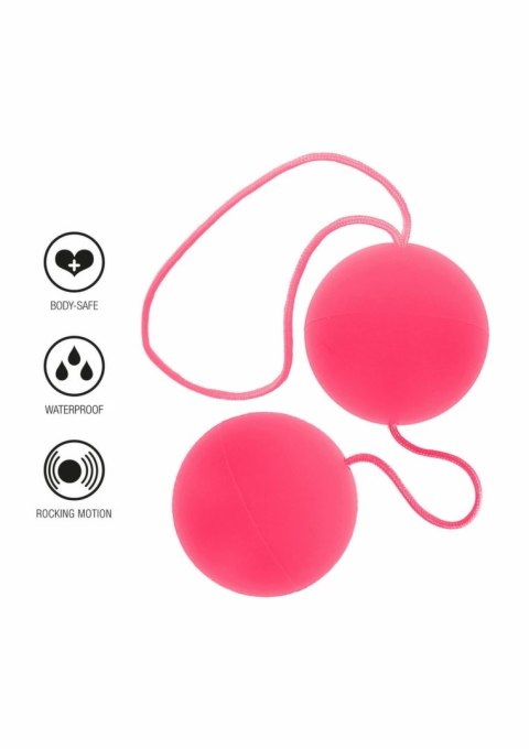 ToyJoy Funky Love Balls kulki intymne silikonowe rożowe 3,5 cm