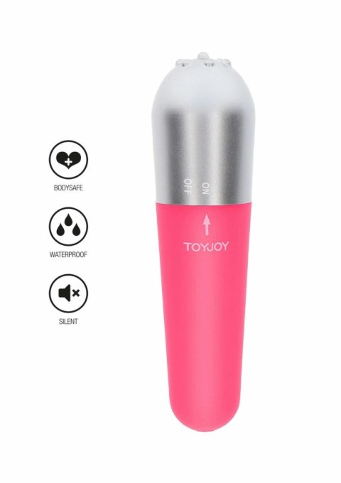 ToyJoy Funky Viberette mini masażer wibrujący, kompaktowy, rożowy