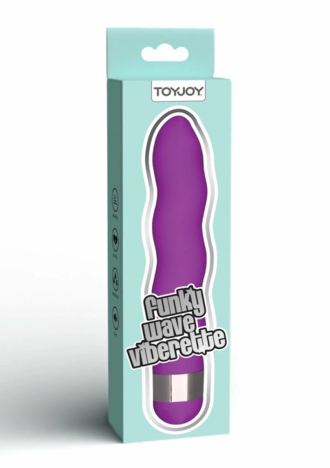 ToyJoy Funky Wave Vibrette mini masażer wodoodporny ABS fioletowy