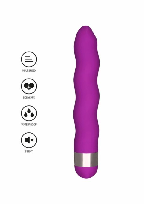 ToyJoy Funky Wave Vibrette mini masażer wodoodporny ABS fioletowy
