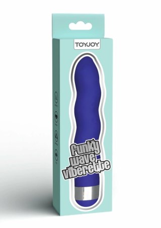 ToyJoy Funky Wave Vibrette mini masażer wodoodporny, falisty, ABS, fioletowy
