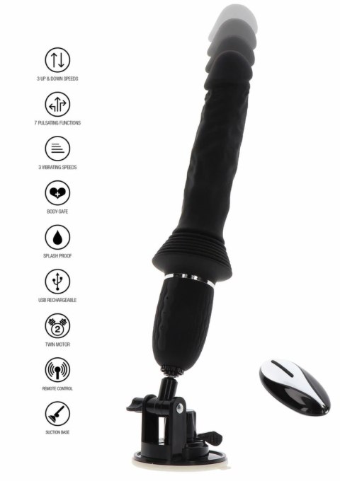 ToyJoy Magnum Opus Thruster Pro - maszyna intymna z funkcją ruchu i pilotem