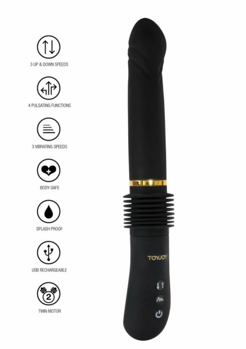 ToyJoy Magnum Opus Thruster - zaawansowana maszyna intymna z funkcją ruchu