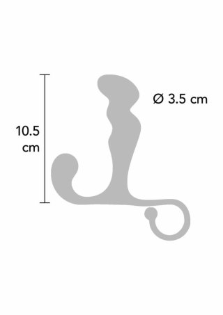 ToyJoy Power Plug Prostate Massager model anatomiczny, czarny, silikonowy