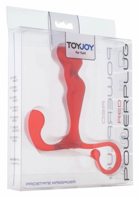 ToyJoy Power Plug Prostate Massager model anatomiczny, czarny, silikonowy