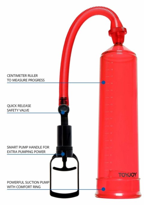 ToyJoy Power Pump - pompka prożniowa z manometrem, regulacja ciśnienia