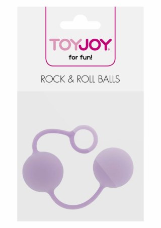 ToyJoy Rock & Roll Balls kulki intymne silikonowe czarne 2 sztuki