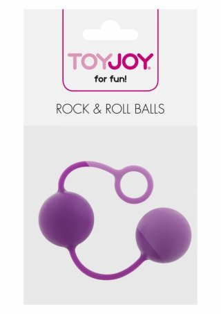 ToyJoy Rock & Roll Balls kulki intymne silikonowe czarne 2 sztuki