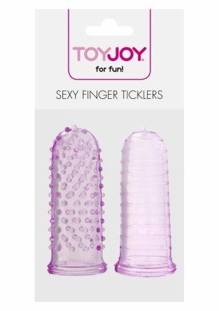 ToyJoy Sexy Finger Ticklers silikonowe nakładki na palce z teksturą TPR