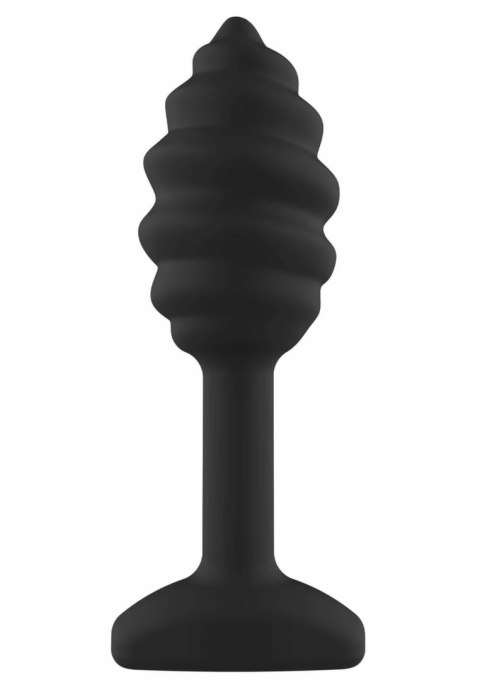 ToyJoy Swirl Anal Plug - model anatomiczny, 9,2 cm, powierzchnia spiralna