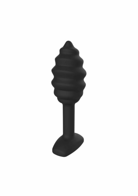 ToyJoy Swirl Anal Plug - model anatomiczny, 9,2 cm, powierzchnia spiralna