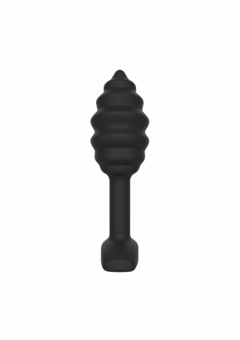 ToyJoy Swirl Anal Plug - model anatomiczny, 9,2 cm, powierzchnia spiralna
