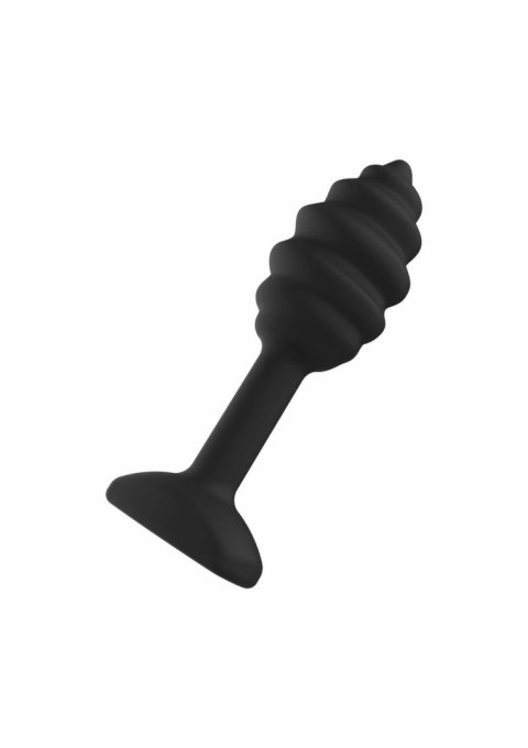 ToyJoy Swirl Anal Plug - model anatomiczny, 9,2 cm, powierzchnia spiralna