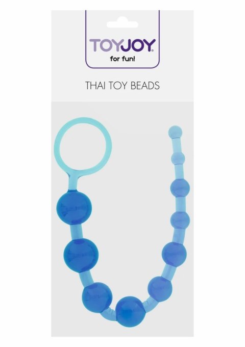 ToyJoy Thai Toy Beads kulki silikonowe elastyczne czarne 23 cm