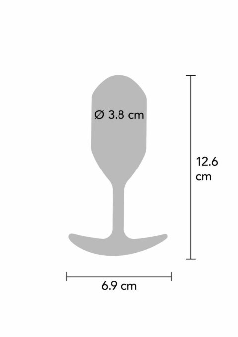 ToyJoy The Champ Weighted Plug silikonowy 230g anatomiczny czarny