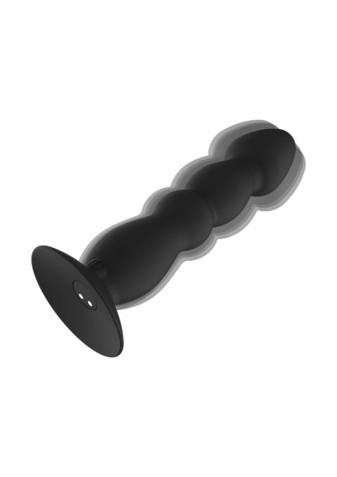 ToyJoy Vibrating Anal Plug Large silikonowy, wielofunkcyjny, 17 cm, czarny