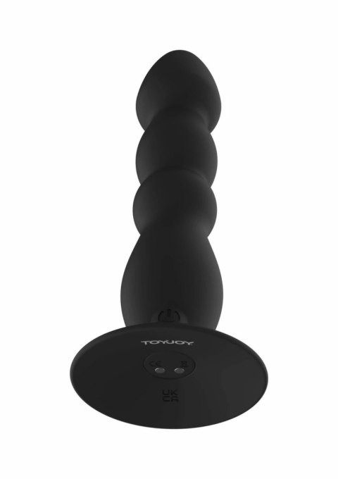 ToyJoy Vibrating Anal Plug Large silikonowy, wielofunkcyjny, 17 cm, czarny
