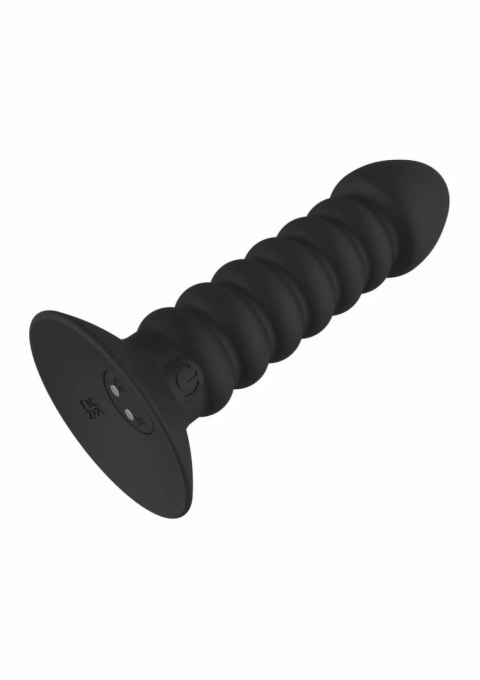ToyJoy Vibrating Anal Plug Medium silikonowy wibrujący korek 11 cm czarny