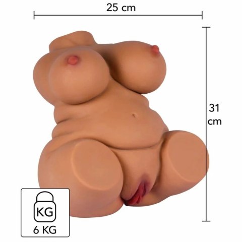 Hidden Desire Bangers Fat Fuck Queen Torso 6kg - anatomiczny model TPE