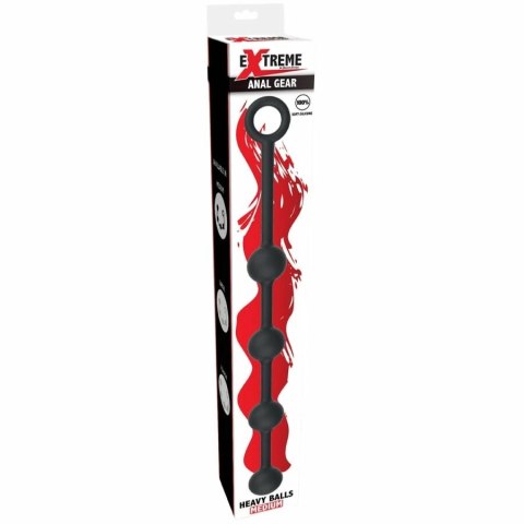 Hidden Desire Extreme kulki analne M silikonowe, ciężkie, 34,5 cm