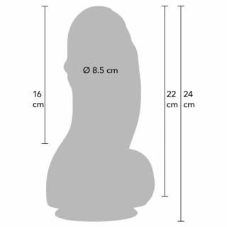Hidden Desire Inferno Fat Boys 22 cm - model o dużej średnicy z przyssawką