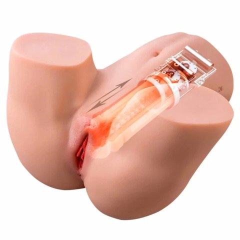 Hidden Desire Milking Mega Torso 22 kg - anatomiczny model z funkcją ssania